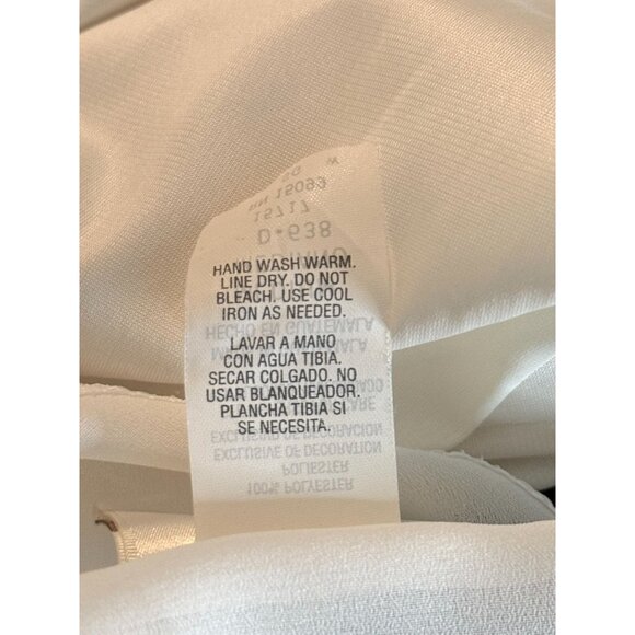 Vintage Sheer White Lace Trimmed Robe With Belt - Picture 8 of 10